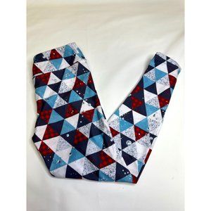 Patchwork Quilted Look Buttery Soft Boutique Leggings Sm/Med NEW